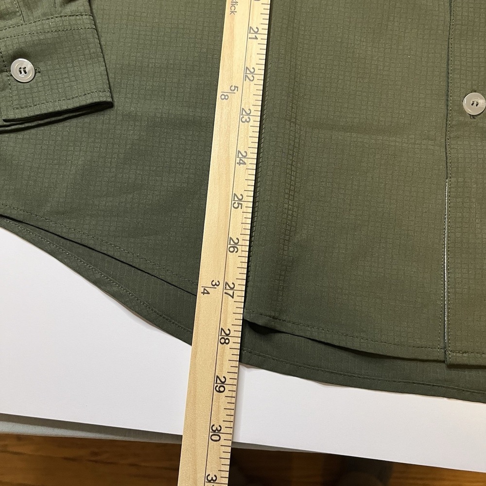 Haimont Men's Green Long Sleeve Fishing Shirt UPF 50+ Button Pockets XL NWT - Picture 6 of 9